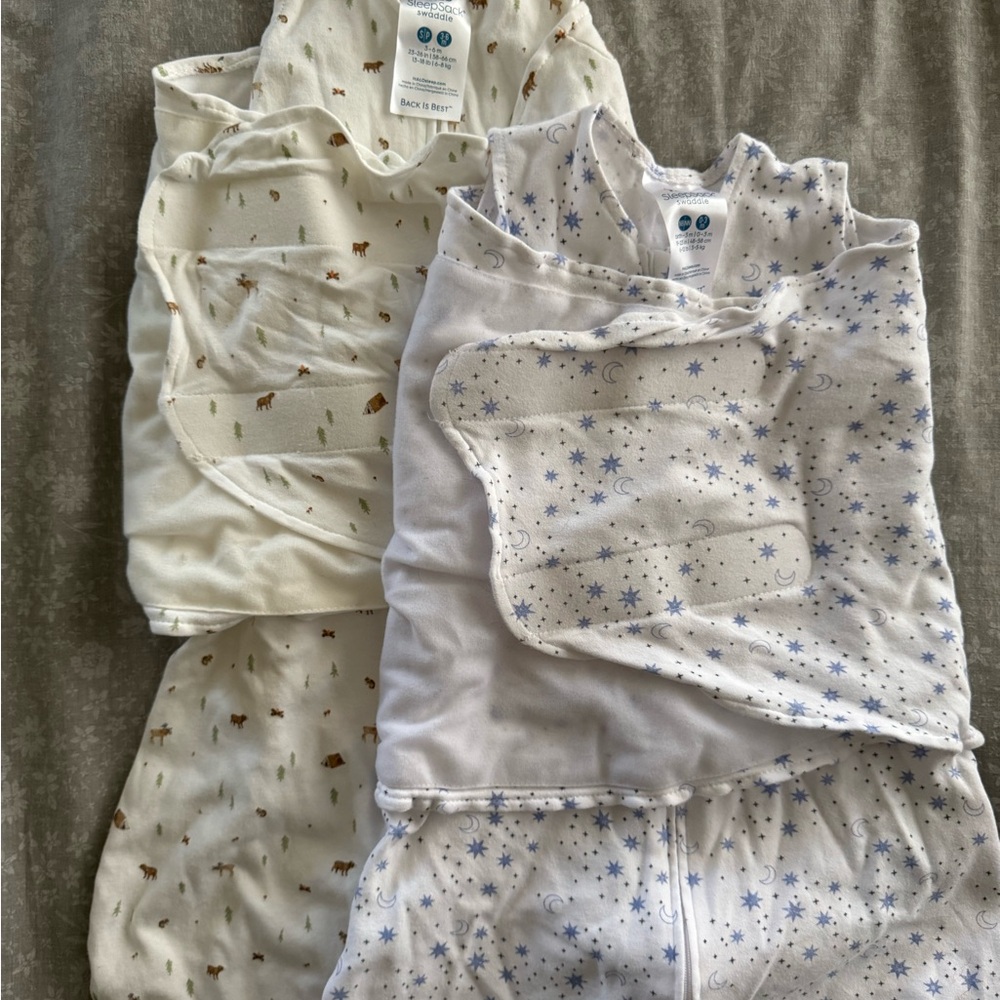 Halo Sleep Sacks (size 0-3 and 3-6)